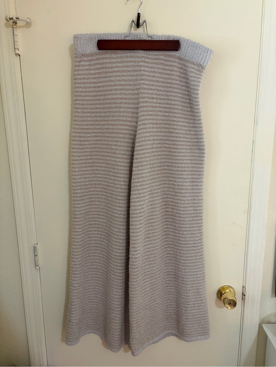 Pink republic Pants - Pink Republic Light Gray Wide-Leg Knit Pants